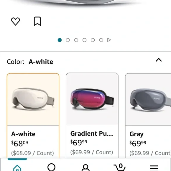 Renpho heated Bluetooth eye massager